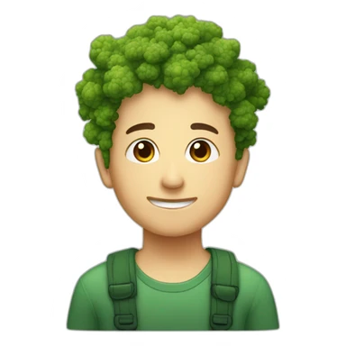 kale jongen sticker