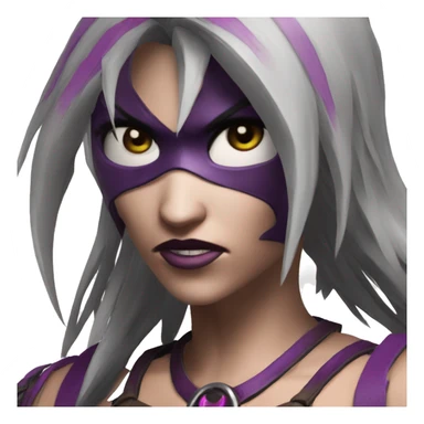 frightened Mileena Mortal Kombat X sticker