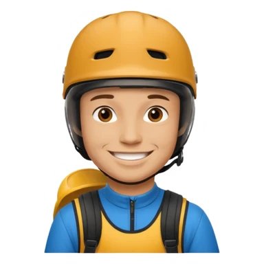 BMX rider man with helmets sticker