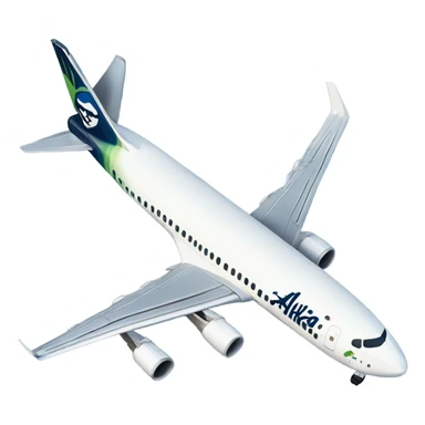 Alaska airlines taking off sticker
