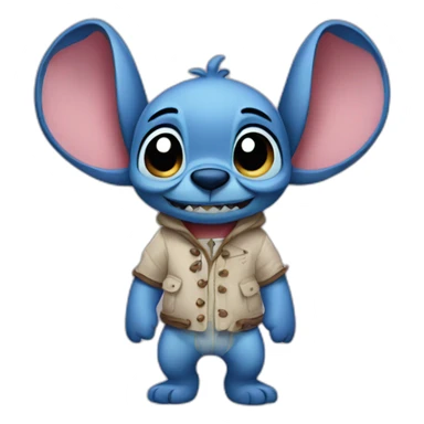 Stich bonjour sticker