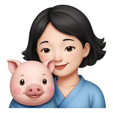 свинка мечтает о кореянке sticker