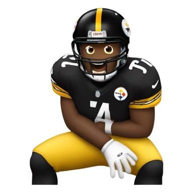 Steelers player  sticker