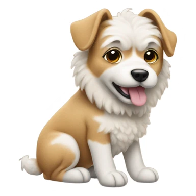 Dog wearing Uggs sticker