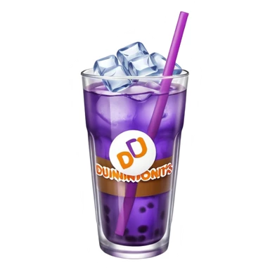  dunkin donuts purple refresher  sticker