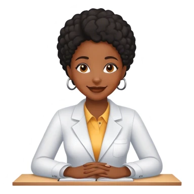 Black girl psychologist  sticker