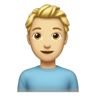 Cœur bleu clair sticker