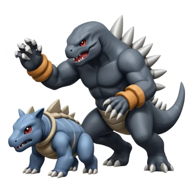 Coalossal-Rhypherior-Onix-Pokémon, full body sticker