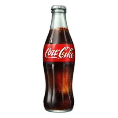 Vintage glass Diet coke sticker