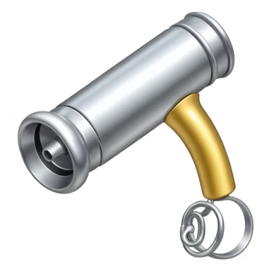 silver whistle sticker