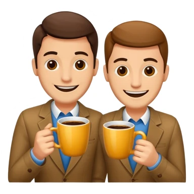 dos amigos hombres que comparten alquiler  sticker