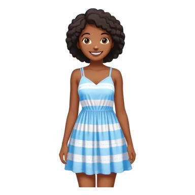 Black girl standing in front of HillmanTok University on a beautiful sunny day sticker