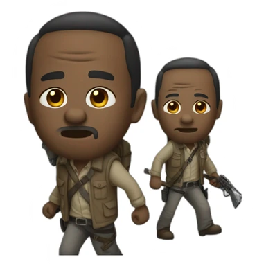 N'étant walking dead sticker