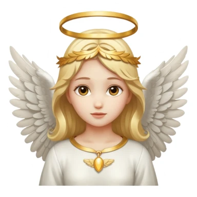 angel girl 4 wings emoji sticker