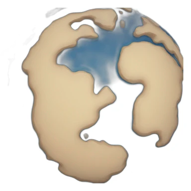 blue planet with handles sticker