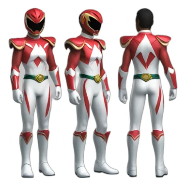 magic Power ranger full body sticker