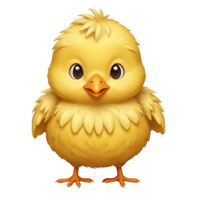 yellow chick sticker