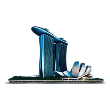 marina bay sands sticker