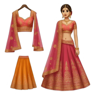 lehenga  sticker