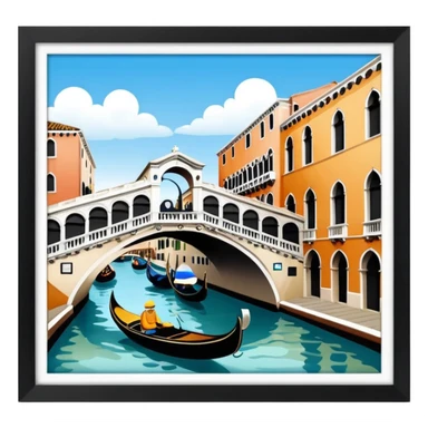 Rialto Venice sticker