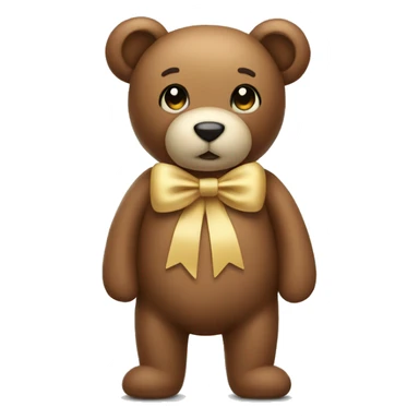 Teddy with a Bow sticker