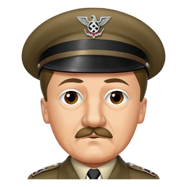 Je veux un emoji représentant adolf Hitler  sticker