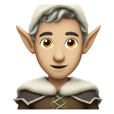 White elf sticker