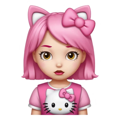 Hello-kitty hello-kitty mad sticker