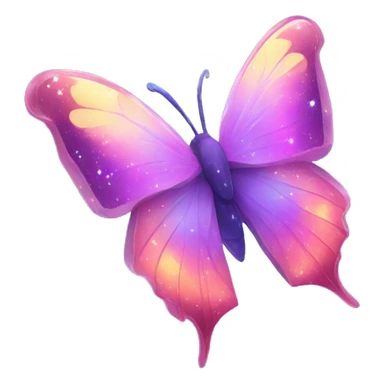 Nebula Crystal Butterfly sticker