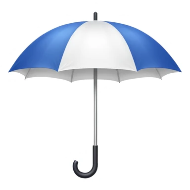 white umbrella sticker