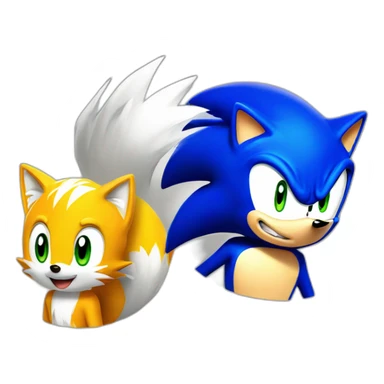 Sonic et tails sticker