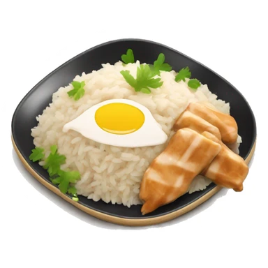 Hianese chicken and rice sticker