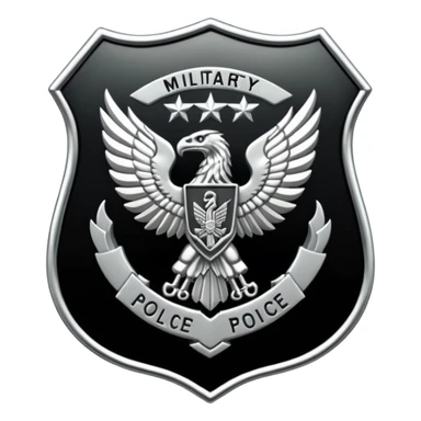 simple Attack on Titan Military Police badge sticker