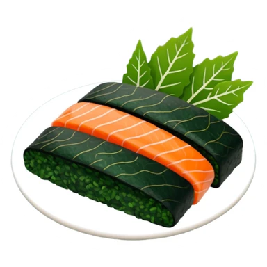 nori sushi leaf sticker