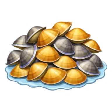 Clams sticker