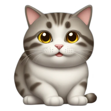Gros chat mignon sticker