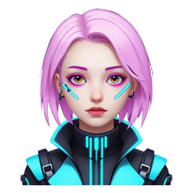 rebekka from cyberpunk edgerunners sticker