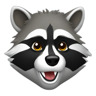 Raccoon criminal sticker