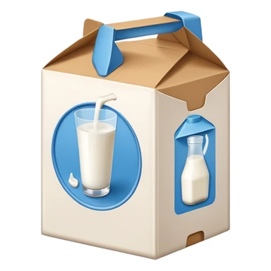 a box of milk sticker