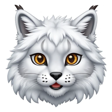 Happy winter lynx sticker