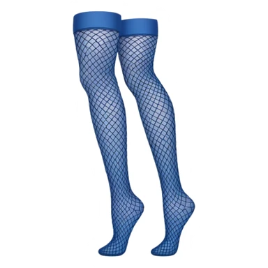 Blue fishnet tights sticker