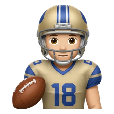 Flag football  sticker