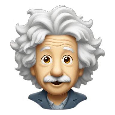 Albert Einstein qui tire la langue sticker