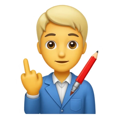 A job application sticker