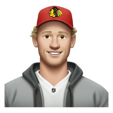 Jonathan Toews beach bum  sticker