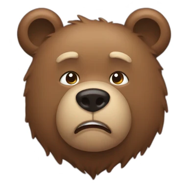 loss making bear sticker