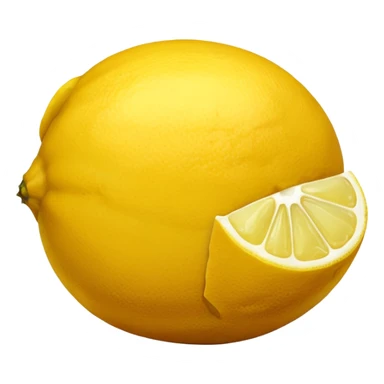 The leftovers of a lemon after squeezing it sticker