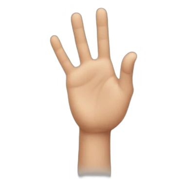 hand showing little sticker