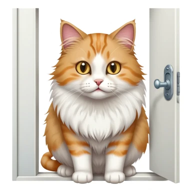 Кошка Буся, которая ссыт под дверь sticker