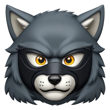 wolf and ninja sticker